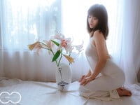 Em mẫu ruột nude cùng bộ trang phục áo dài