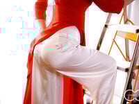 Em mẫu ruột nude cùng bộ trang phục áo dài