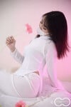Em mẫu ruột nude cùng bộ trang phục áo dài