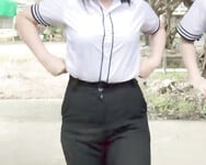 Gái xinh học sinh mupp