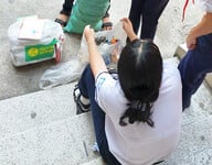 Mấy em gái NTMK trong bóng chuyền