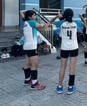 Mấy em gái NTMK trong bóng chuyền