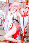 Cosplay genshin Yae Miko và Ei