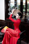 Áo dài đỏ