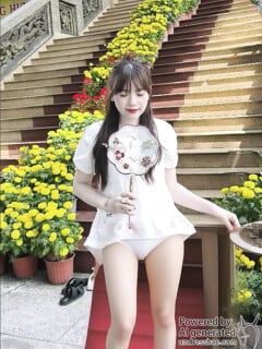 Trang Nơ FapTv dâm đi đóng phim khoe quần lót trắng