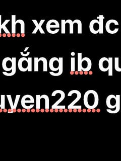 Lỗi tin nhắn ae ib tele: thin3334444