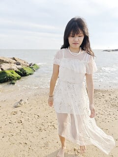 Dắt von bồ đi biển r đụ