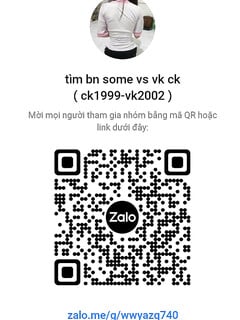 tìm bn some vs vk ck mình nhé